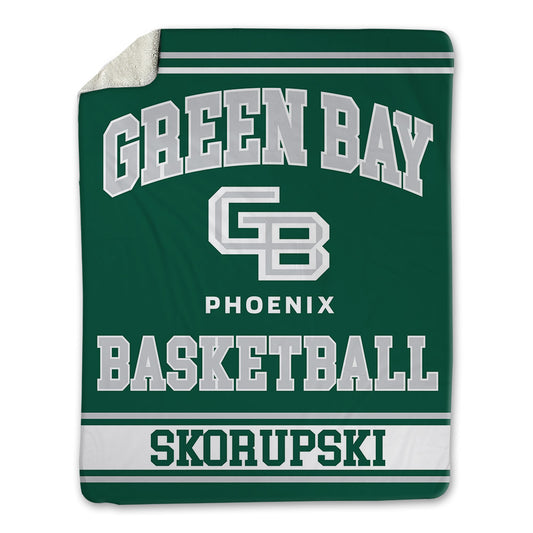 UW Green Bay - NCAA Women's Basketball : Madison Skorupski - Blanket-0
