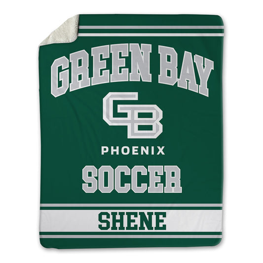 UW Green Bay - NCAA Men's Soccer : Carson Shene - Blanket-0