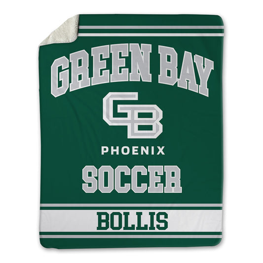 UW Green Bay - NCAA Women's Soccer : Sydney Bollis - Blanket-0