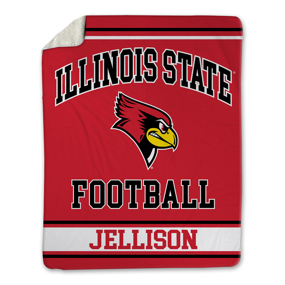 Illinois State - NCAA Football : Logan Jellison - Blanket-0