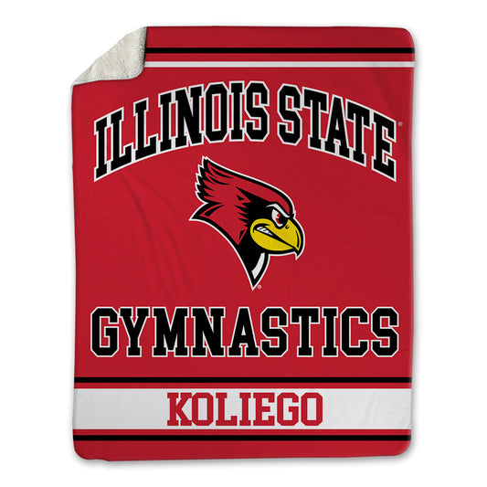 Illinois State - NCAA Women's Gymnastics : Jercy Koliego - Blanket-0