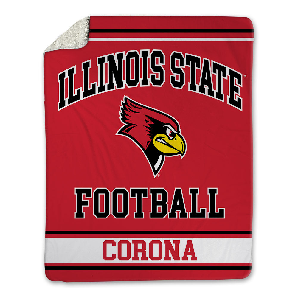 Illinois State - NCAA Football : Anthony Corona - Blanket-0
