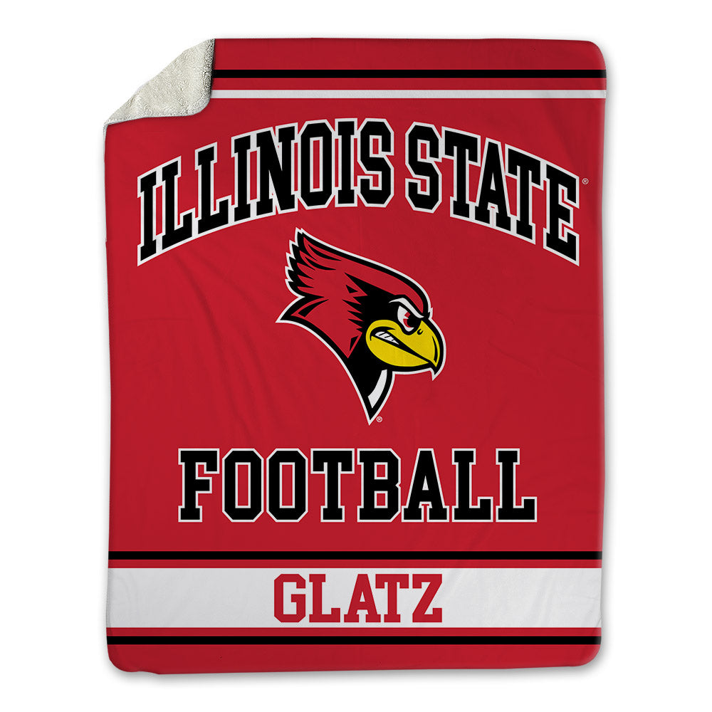 Illinois State - NCAA Football : Seth Glatz - Blanket-0