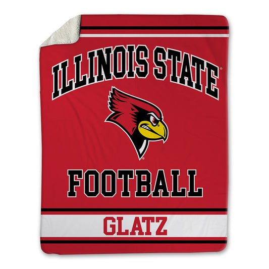 Illinois State - NCAA Football : Seth Glatz - Blanket-0