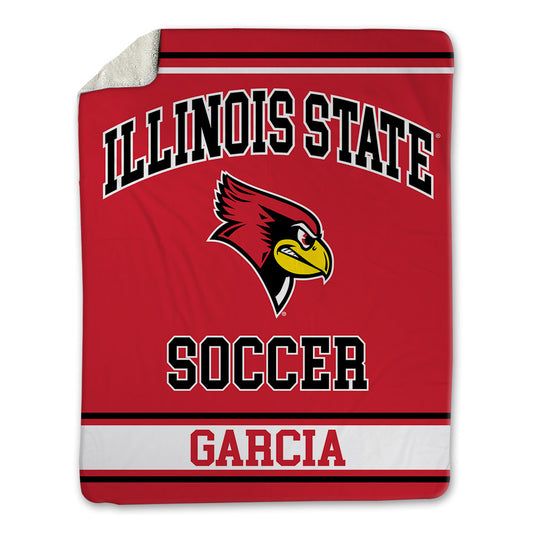Illinois State - NCAA Women's Soccer : Delia Garcia - Blanket-0