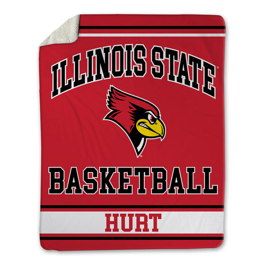Illinois State - NCAA Women's Basketball : Kya Hurt - Blanket-0