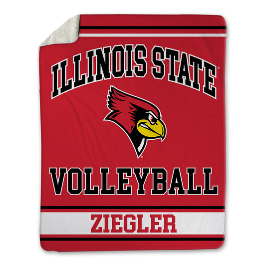 Illinois State - NCAA Women's Volleyball : Ruth Ziegler - Blanket-0