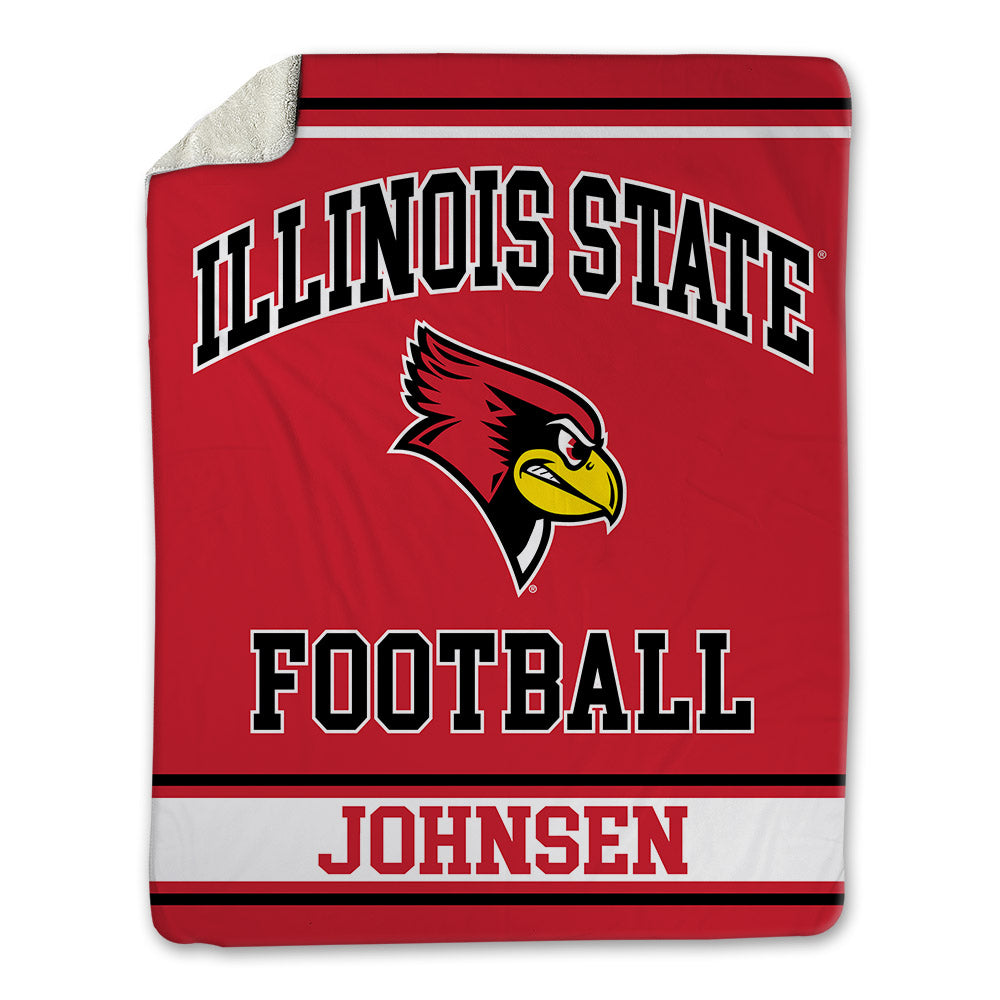 Illinois State - NCAA Football : Luke Johnsen - Blanket-0