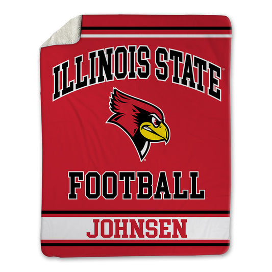 Illinois State - NCAA Football : Luke Johnsen - Blanket-0