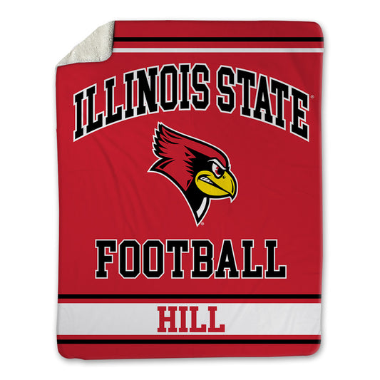 Illinois State - NCAA Football : Chris Hill - Blanket-0
