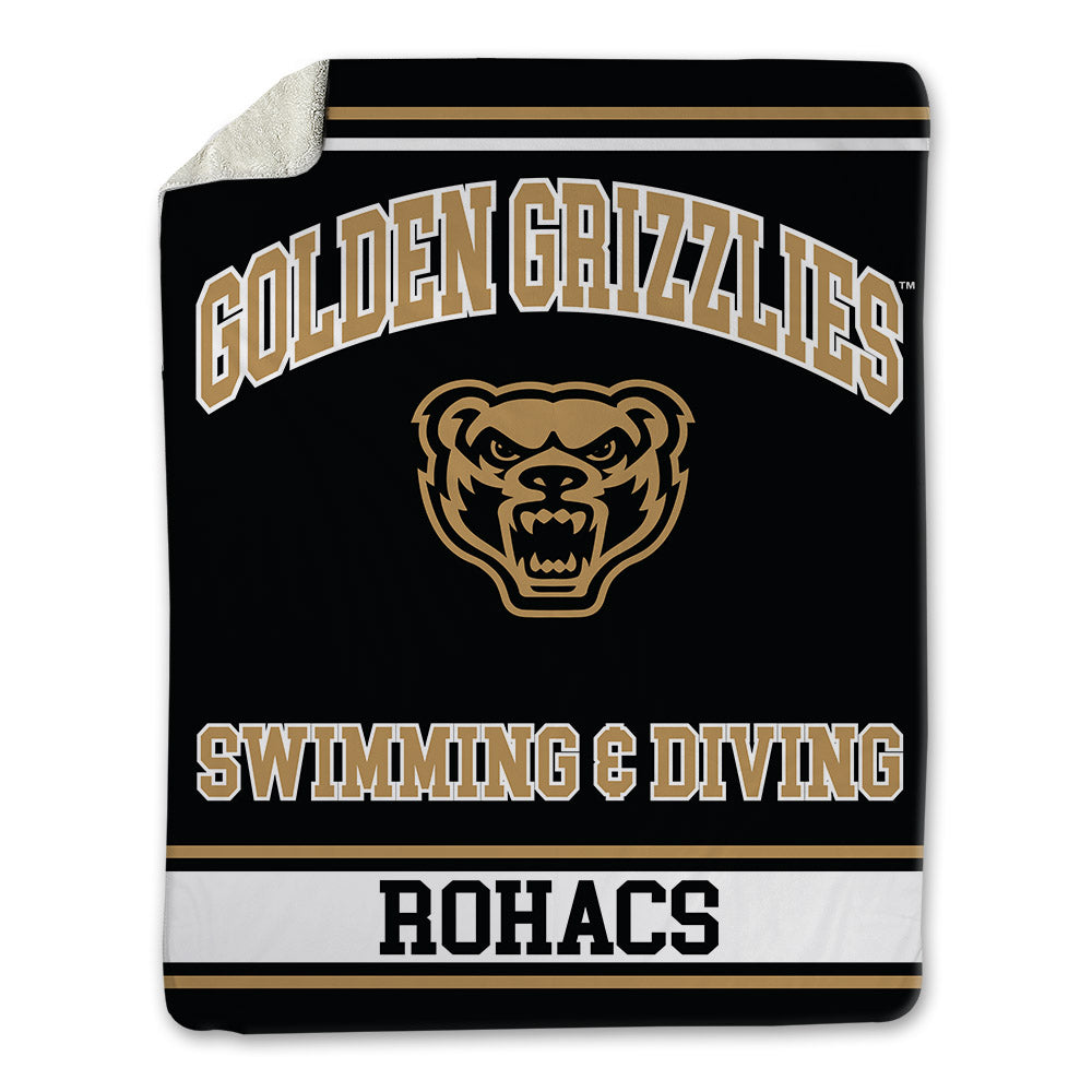Oakland - NCAA Men's Swimming & Diving : Caleb Rohacs - Blanket-0
