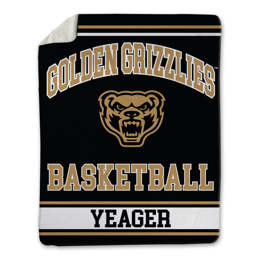 Oakland - NCAA Men's Basketball : MJ Yeager - Blanket-0