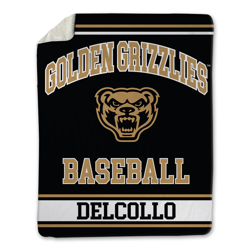 Oakland - NCAA Baseball : Drew Delcollo - Blanket-0