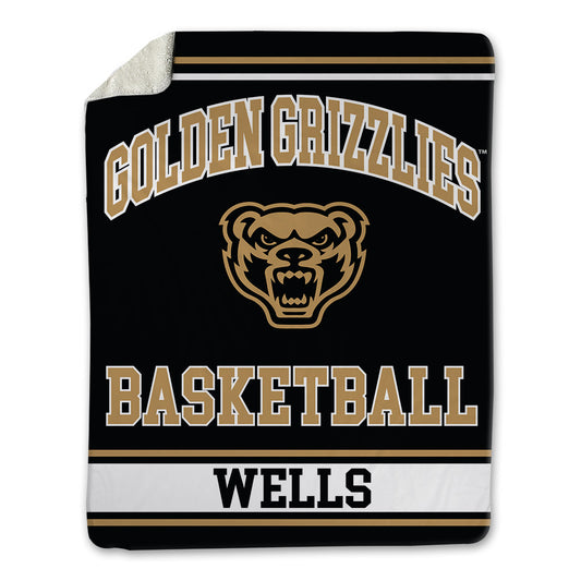 Oakland - NCAA Men's Basketball : Ziare Wells - Blanket-0