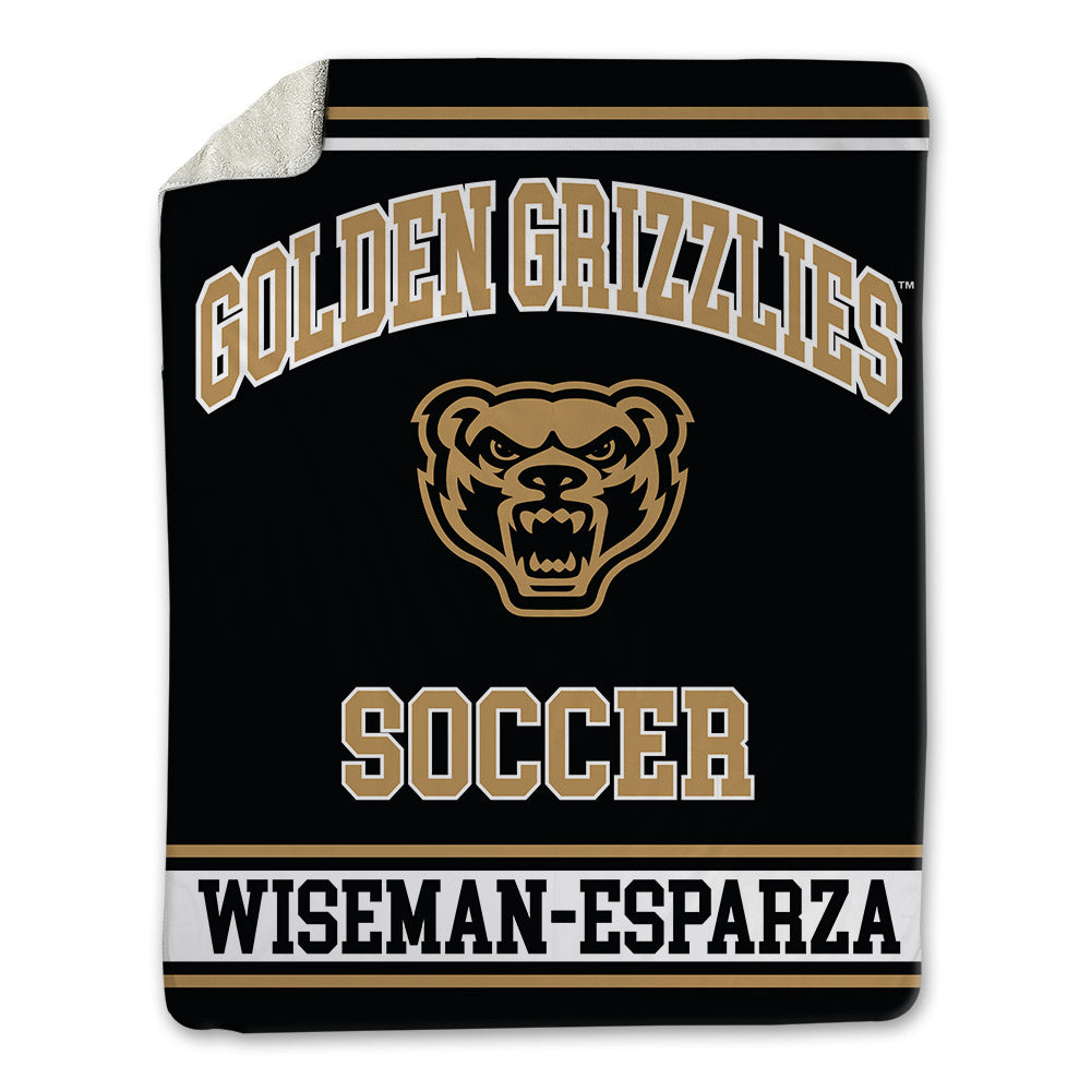 Oakland - NCAA Women's Soccer : Carrina Wiseman-Esparza - Blanket-0