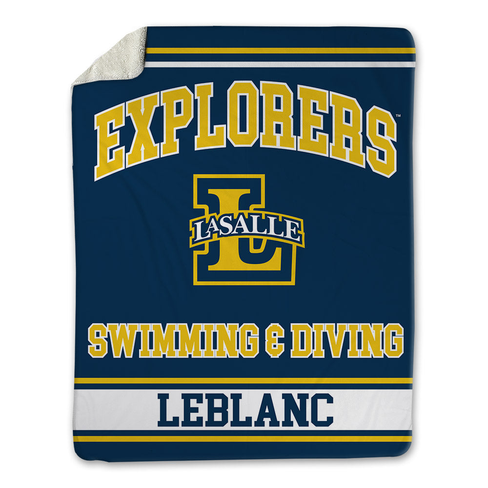 La Salle - NCAA Men's Swimming & Diving : Calvin LeBlanc - Blanket-0