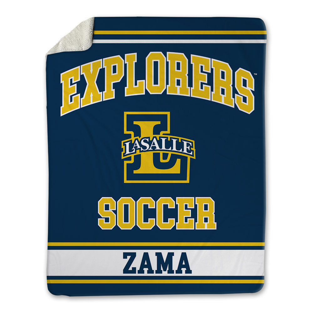 La Salle - NCAA Men's Soccer : Alexandru Zama - Blanket-0