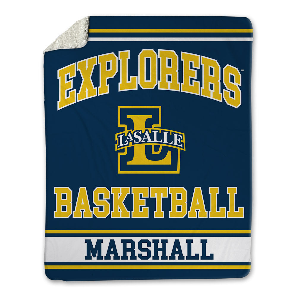 La Salle - NCAA Men's Basketball : Jaeden Marshall - Blanket-0