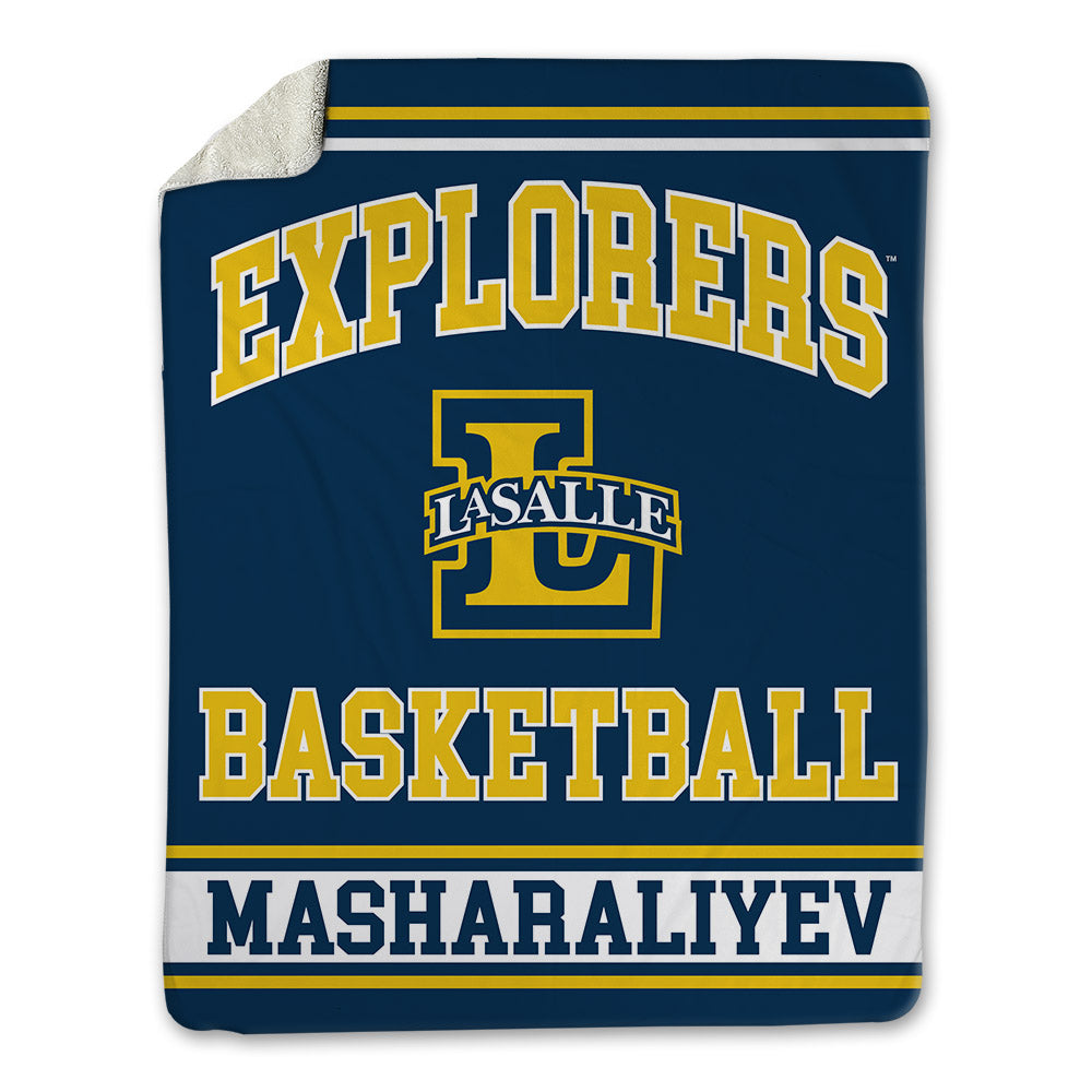 La Salle - NCAA Men's Basketball : Arlan Masharaliyev - Blanket-0