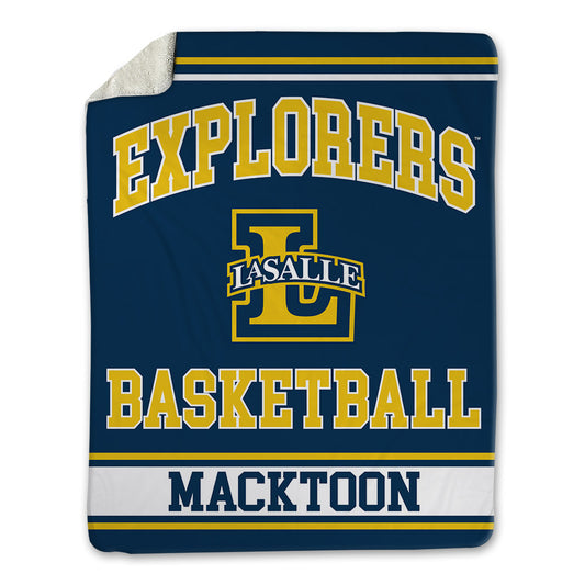 La Salle - NCAA Women's Basketball : aryss macktoon - Blanket-0