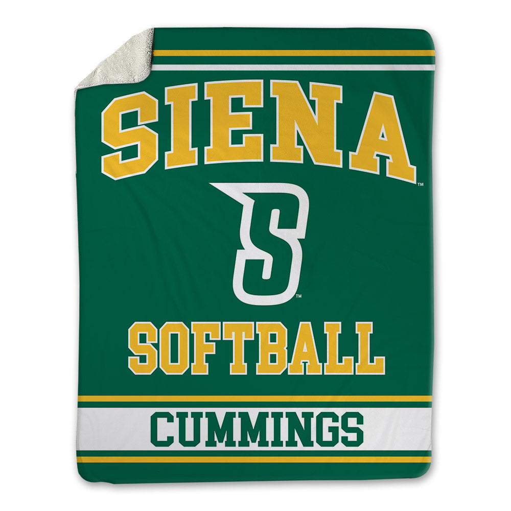 Siena - NCAA Softball : Chloe Cummings - Blanket-0