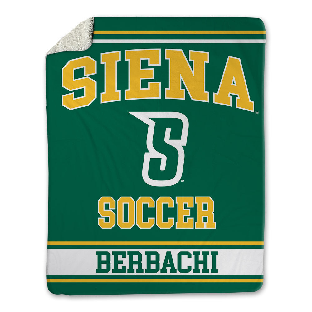 Siena - NCAA Men's Soccer : Rayan Berbachi - Blanket-0