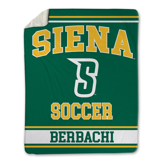 Siena - NCAA Men's Soccer : Rayan Berbachi - Blanket-0