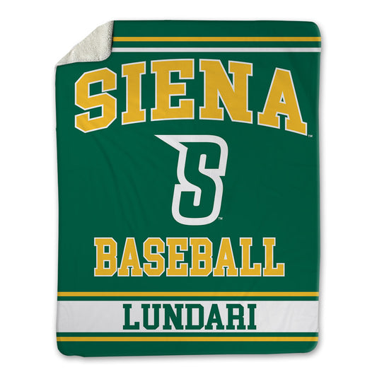 Siena - NCAA Baseball : Ryan Lundari - Blanket-0