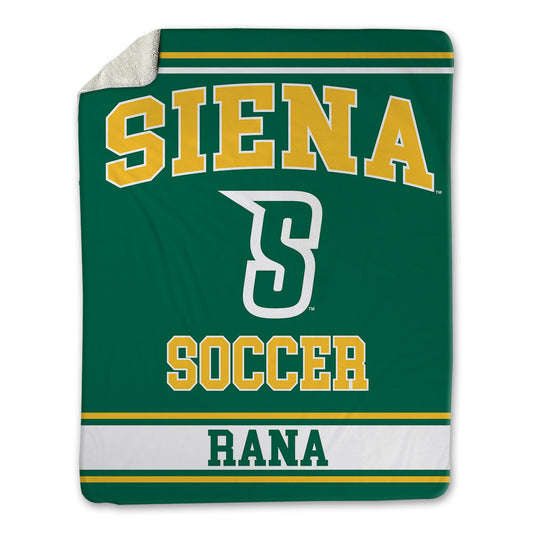 Siena - NCAA Men's Soccer : Nicky Rana - Blanket-0
