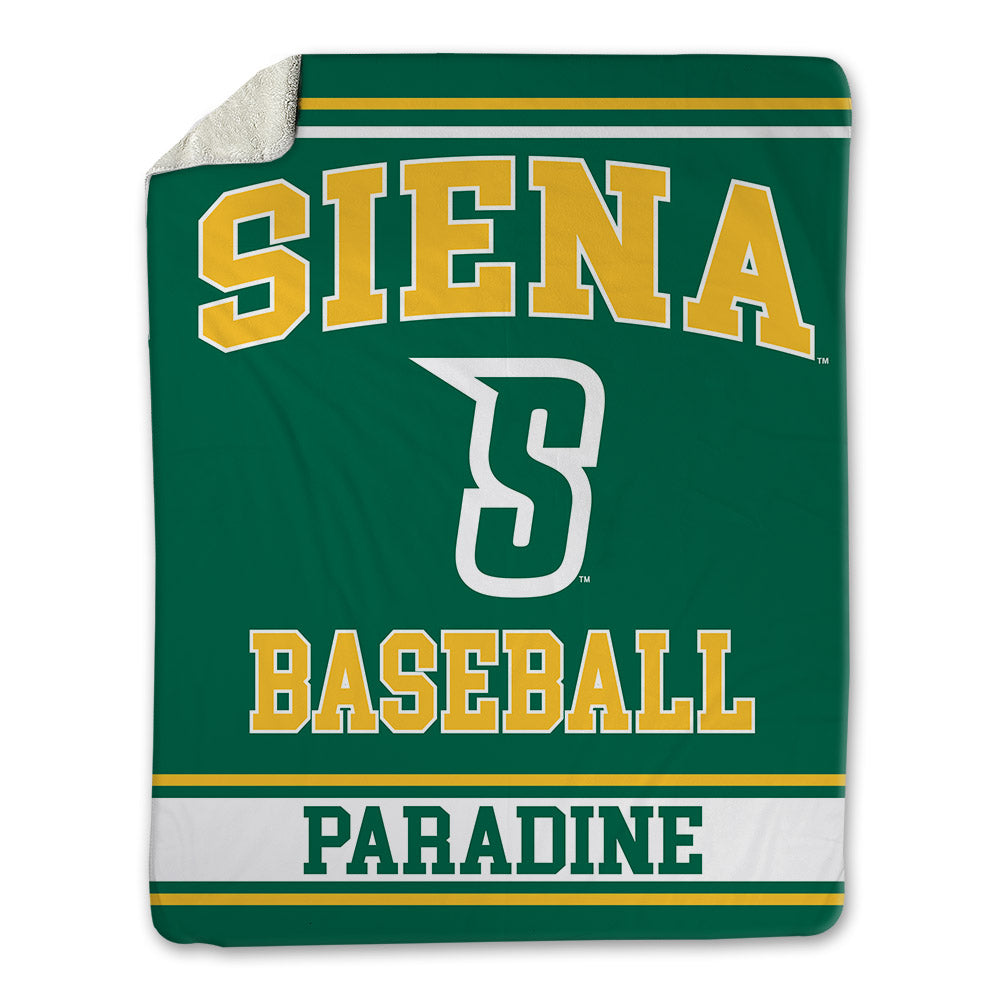 Siena - NCAA Baseball : Aidan Paradine - Blanket-0