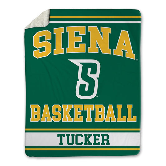 Siena - NCAA Women's Basketball : Kaiya Rain Tucker - Blanket-0