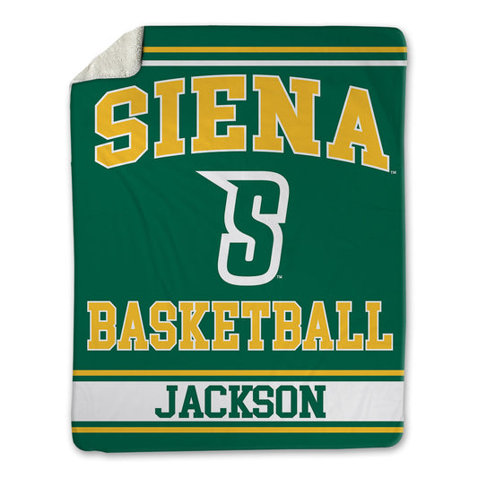 Siena - NCAA Men's Basketball : Marcus Jackson - Blanket-0