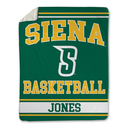 Siena - NCAA Men's Basketball : Christian Jones - Blanket-0