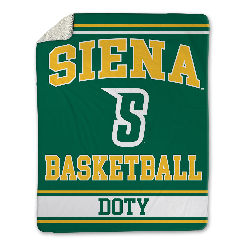 Siena - NCAA Men's Basketball : Gavin Doty - Blanket-0