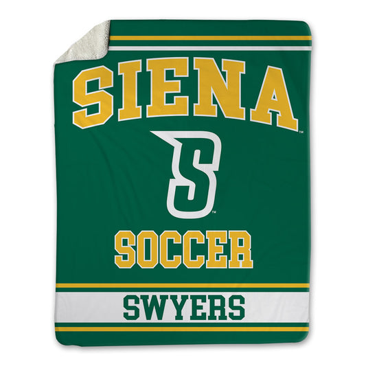 Siena - NCAA Women's Soccer : Anna Swyers - Blanket-0