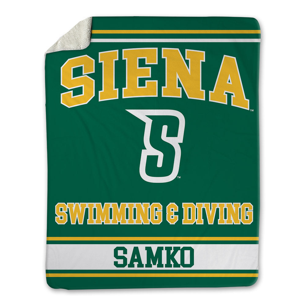Siena - NCAA Women's Swimming & Diving : Clara Samko - Blanket-0