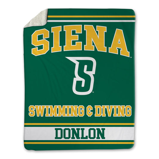 Siena - NCAA Women's Swimming & Diving : Claire Donlon - Blanket-0