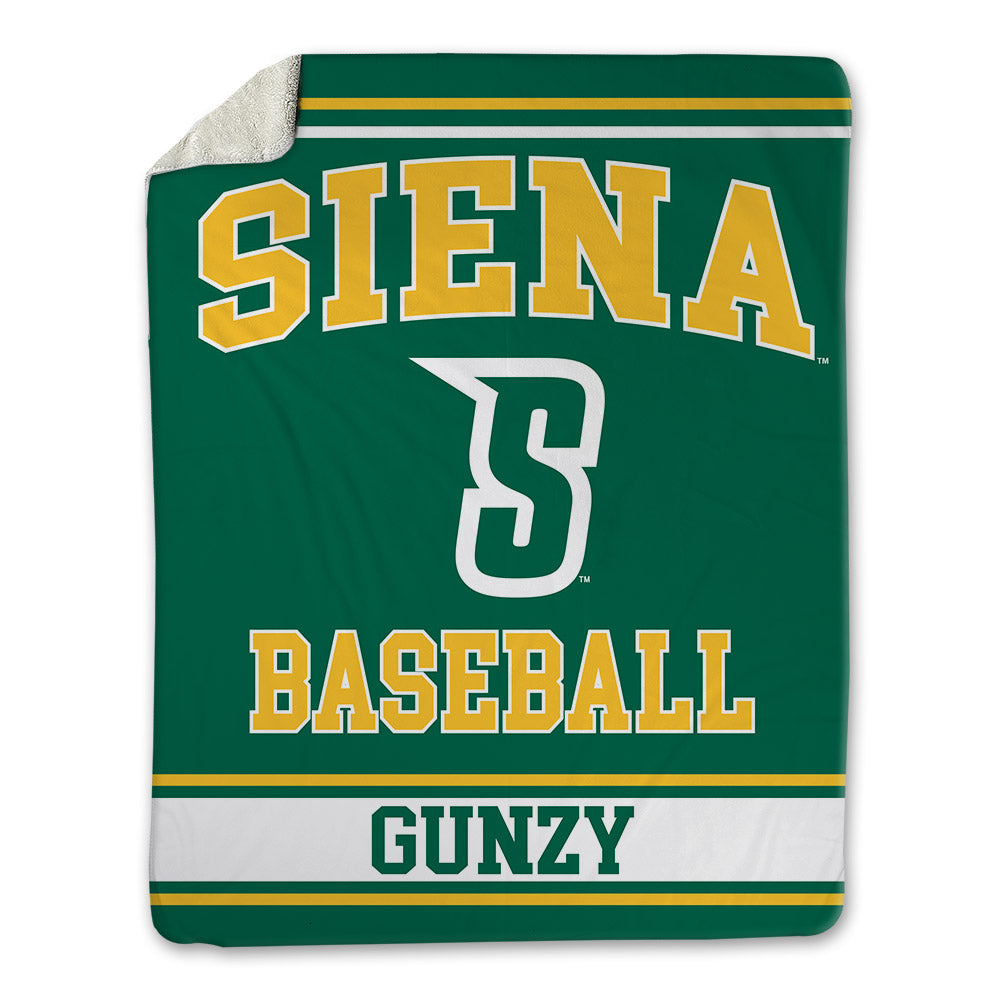 Siena - NCAA Baseball : JT Gunzy - Blanket-0