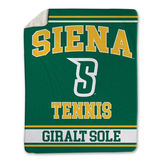 Siena - NCAA Women's Tennis : Laia Giralt Sole - Blanket-0