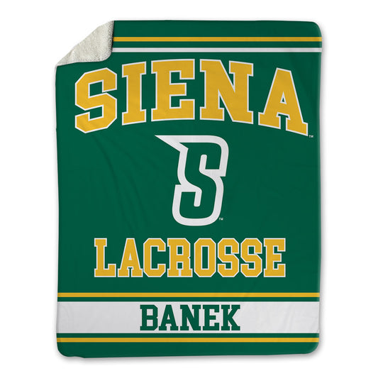 Siena - NCAA Men's Lacrosse : Logan Banek - Blanket-0