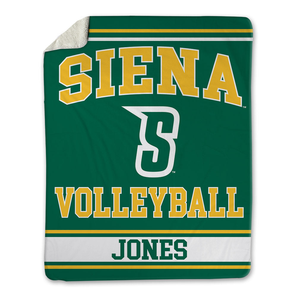 Siena - NCAA Women's Volleyball : Kayla Jones - Blanket-0