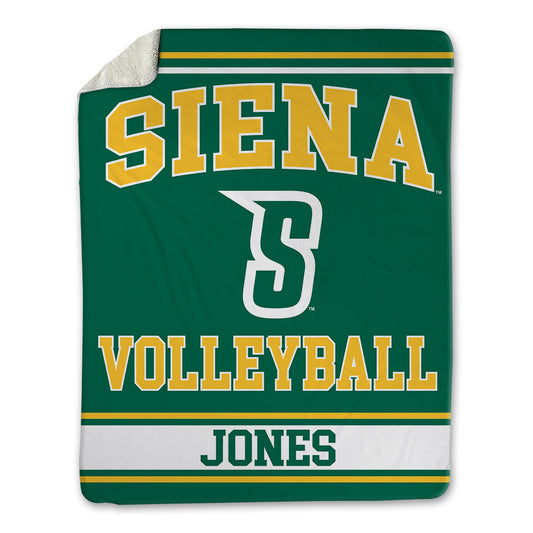Siena - NCAA Women's Volleyball : Kayla Jones - Blanket-0