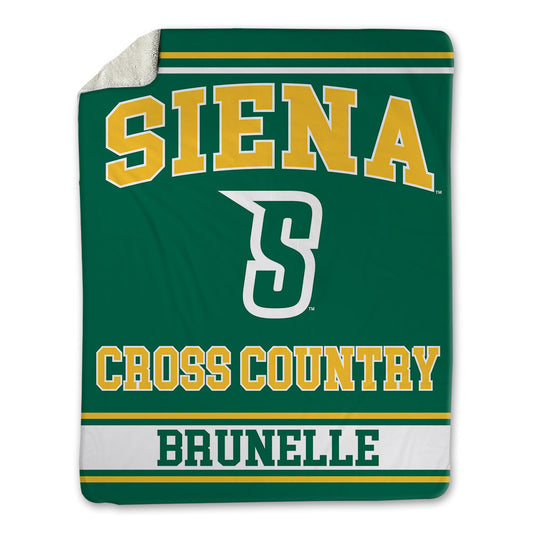 Siena - NCAA Men's Cross Country : Colin Brunelle - Blanket-0