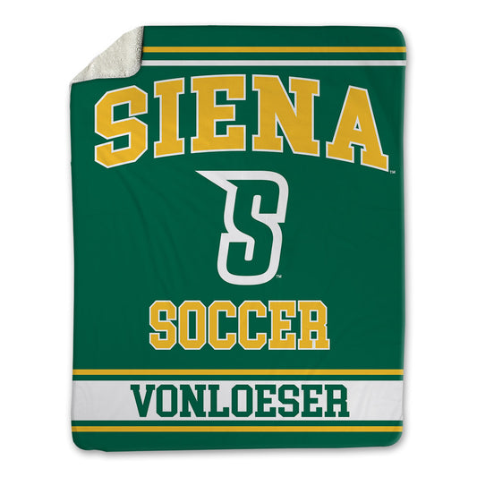 Siena - NCAA Women's Soccer : Addison VonLoeser - Blanket-0