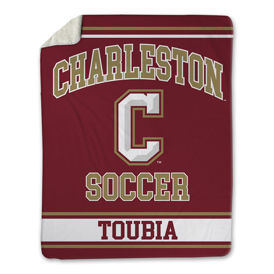 Charleston - NCAA Women's Soccer : Caitlyn Toubia - Blanket-0