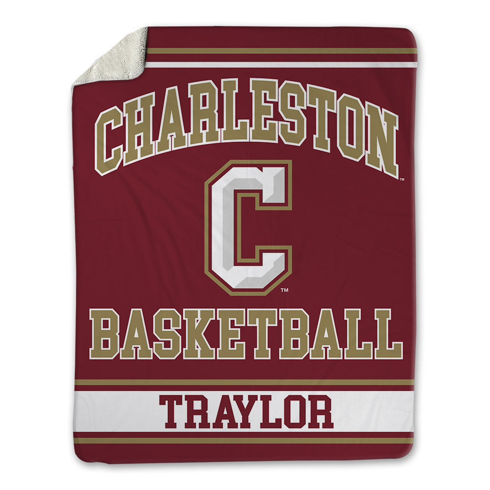 Charleston - NCAA Men's Basketball : Chadlyn Traylor - Blanket-0