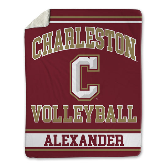 Charleston - NCAA Women's Volleyball : Avery Alexander - Blanket-0