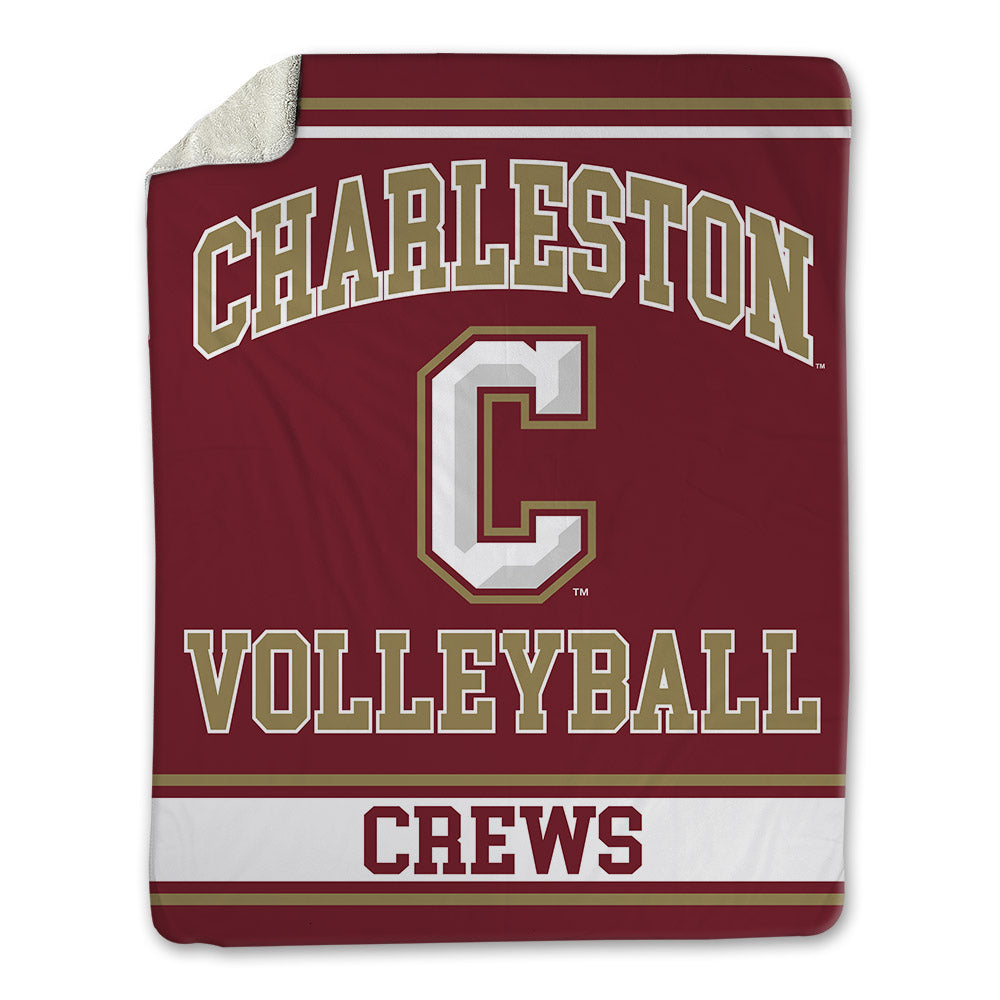 Charleston - NCAA Women's Volleyball : Cole Crews - Blanket-0