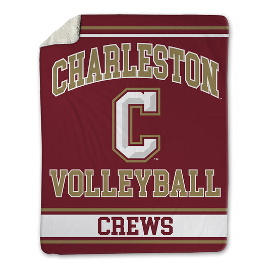 Charleston - NCAA Women's Volleyball : Cole Crews - Blanket-0