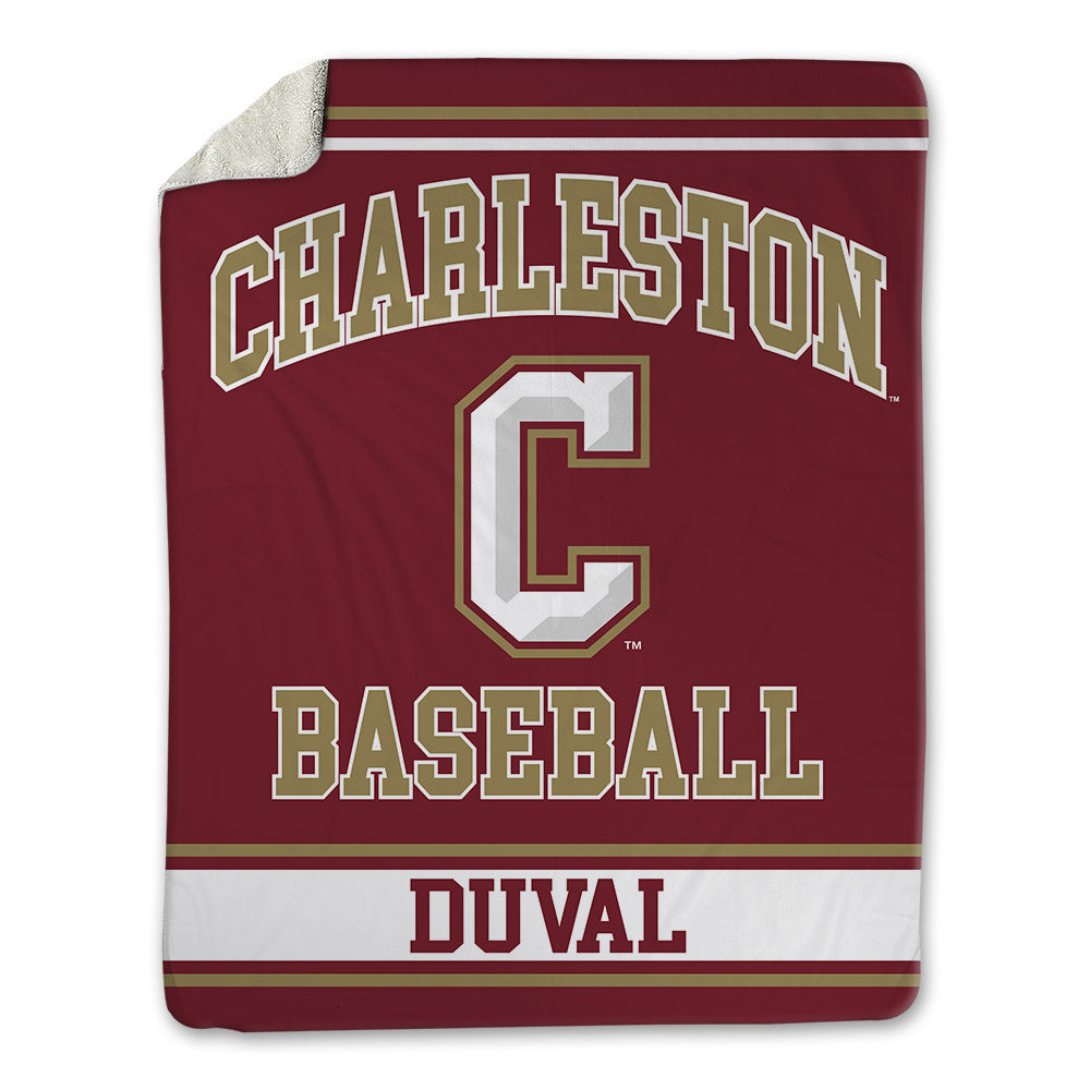Charleston - NCAA Baseball : Derek Duval - Blanket-0